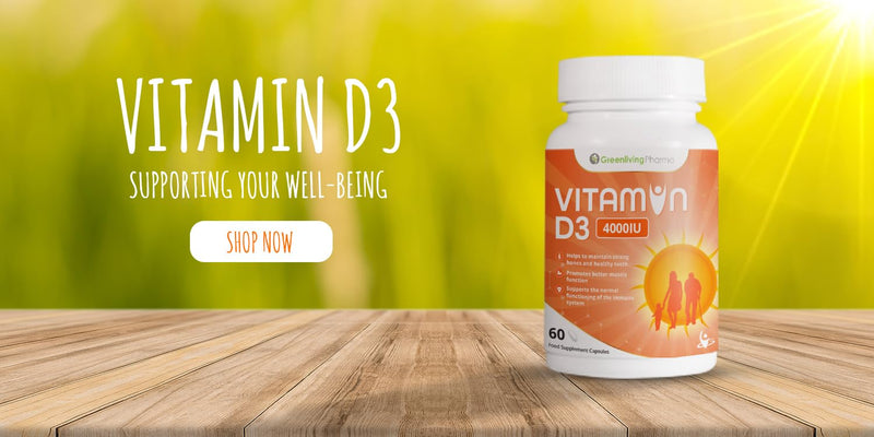 Vitamin D3 4000 IU High Strength | Immune Support, Strong Bones, Teeth & Muscles | Vegetarian Vitamin D Supplements | UK Made VIT D3 Capsules