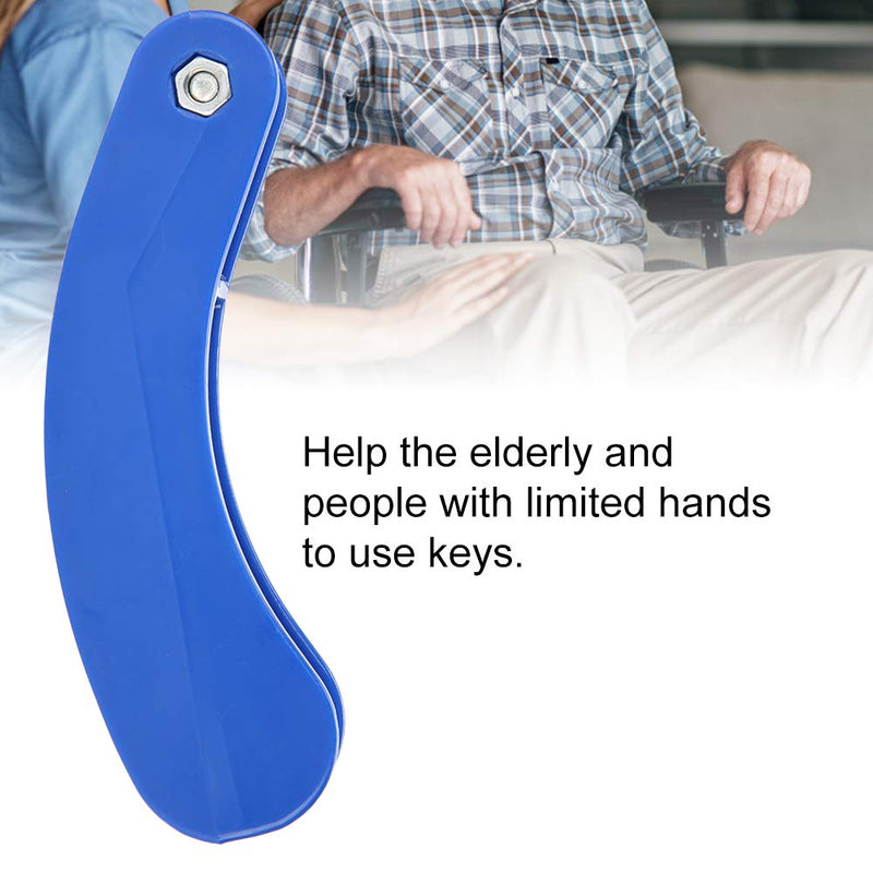 ZJchao Key Turner, Key Aid Turner Holder Door Opening Assistance with Grip for Arthritis Hands Elderly and Disabled Foldable Secure Key Holding and Turning Device Key Turner Aid for Osteoarthritis