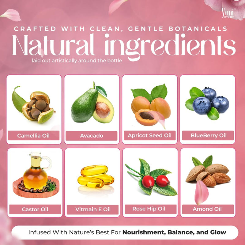 [Australia] - Yoni Oil For Women | Made in USA with Apricot, Jojoba, Vitamin E oil | Daily Moisturizing All Natural Feminine care Oil for Dark Spots, Ingrown Hair | pH Balance | Eliminates Odor | 8 oz | Vanilla Vanilla Sugar 