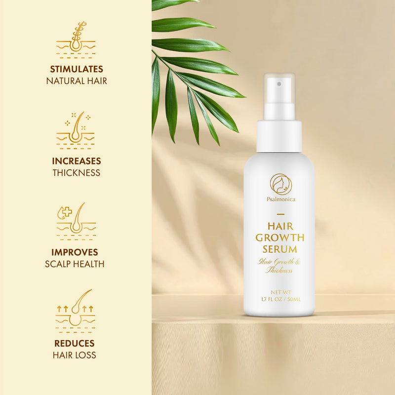Hair Growth Serum: Rosemary Batana Castor Oil Rice Water Biotin Hair Oils for Hair Growth - Hair Growth Thickening Product - Hair Loss Treatments for Women Men(50 ML) 1.69 Fl Oz (Pack of 1)