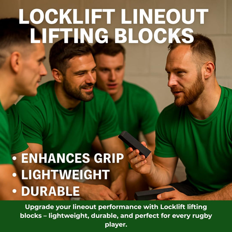 Rugby Lineout Lifting Blocks – Foam Rugby Blocks for Lineout Training – Compatible with Rugby Tape, Zinc Oxide Tape, EAB Tape, Strapping & Rugby Accessories for Lifting 50