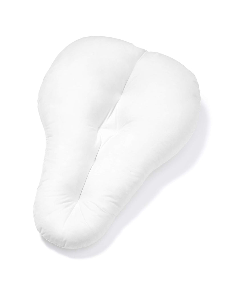 [Australia] - Sciatica Nerve Pain Relief Pillow Hypoallergenic Saddle Shaped Cushion with Cover White 