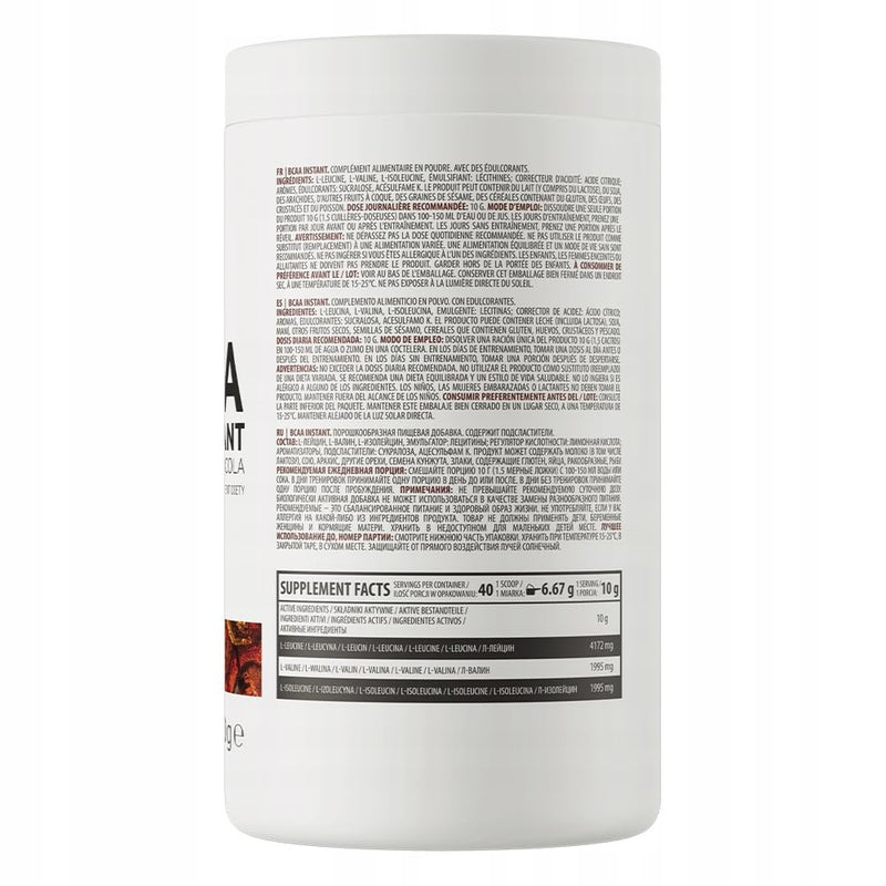 Ostrovit BCAA Instant Cola, 400 g
