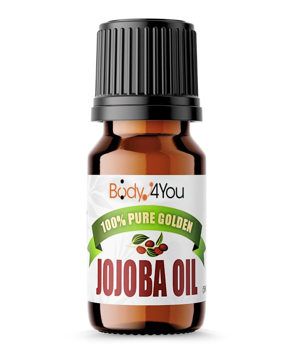 BodyJ4You Jojoba Oil Piercing Aftercare - Stretched Ear Gauges Tragus Nose Septum Lip Navel - Natural Recovery Skin Moisturizer - 100% Pure Unrefined Wax - 0.17 Fl Oz 0.17 Fl Oz (Pack of 1)