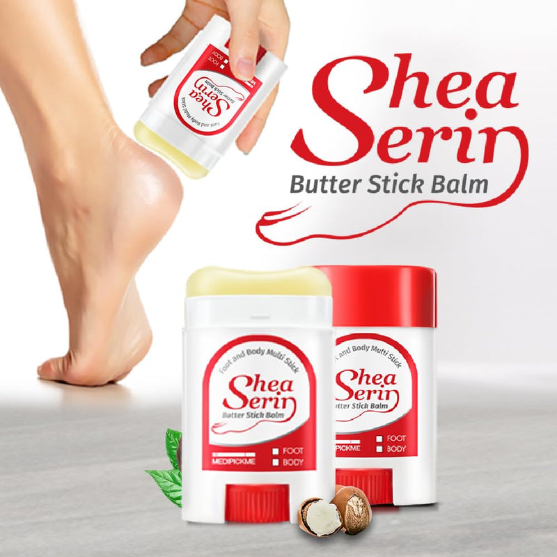 [Australia] - Foot & Body Shea Butter Stick Balm 0.71 oz foot cream for dry cracked heels and feet, Multi moisturizing stick,Made of Shea Butter, OliveOil, Sunflower Oil, Argan Oil. 