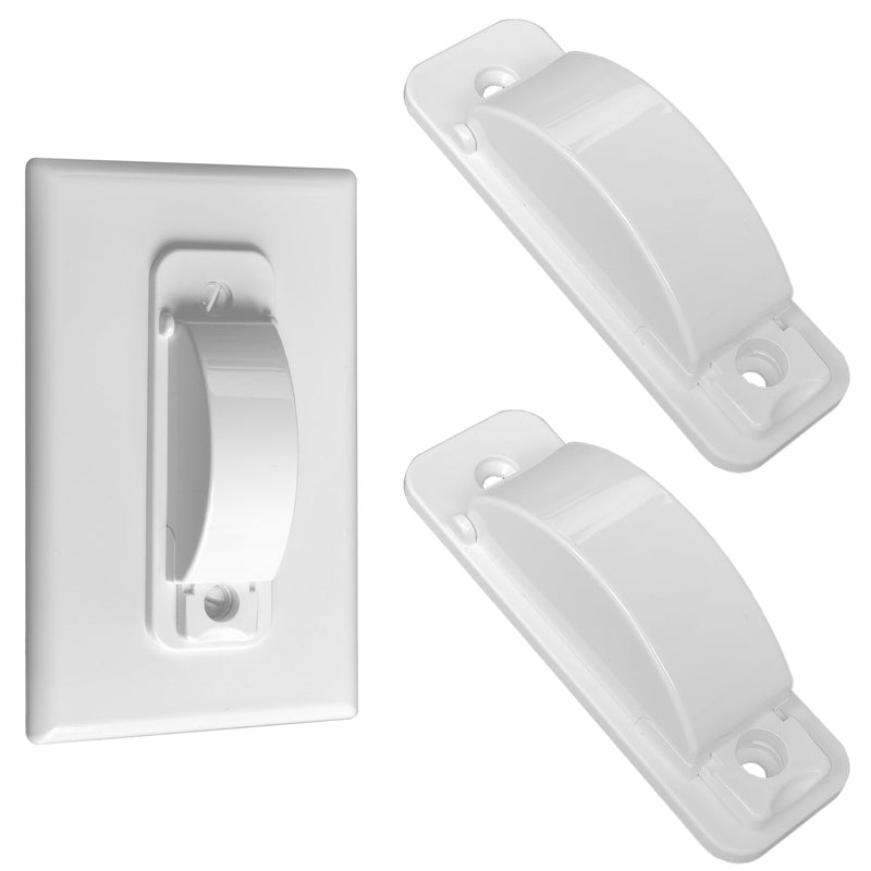 [Australia] - 2 Light Switch Guard Cover, Baby Proof Wall Switch Cover Guard for Toggle Light Switch Protects Your Lights or Circuits from Being Accidentally Turned On or Off 2 pack / white 