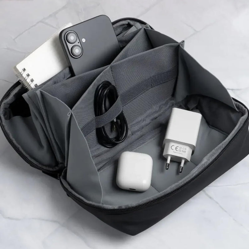SCAPADE AirCase 9-Compartment Tech Travel Organizer