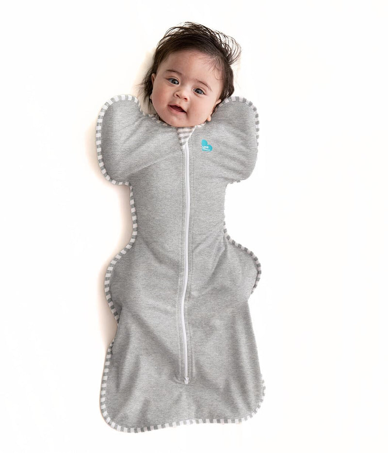 Love to Dream Swaddle UP, Baby Sleep Sack, Self-Soothing Swaddles for Newborns, Get Longer Sleep, Snug Fit Helps Calm Startle Reflex, New Born Essentials for Baby, 8-13lb, Grey Gray Small (8-13 lbs.)