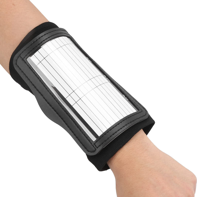 [Australia] - Football Wrist Playbook, Football Bracelets Playbook Bracelet Wrist Football Football Card Holder Wristband for Football Baseball Softball All Sports 