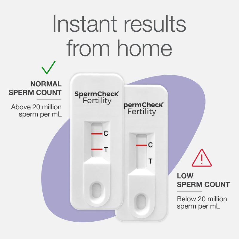 [Australia] - SpermCheck Fertility Sperm Count Test for Men, at Home Sperm Test, Easy to Read Results, Over 98% Accurate 