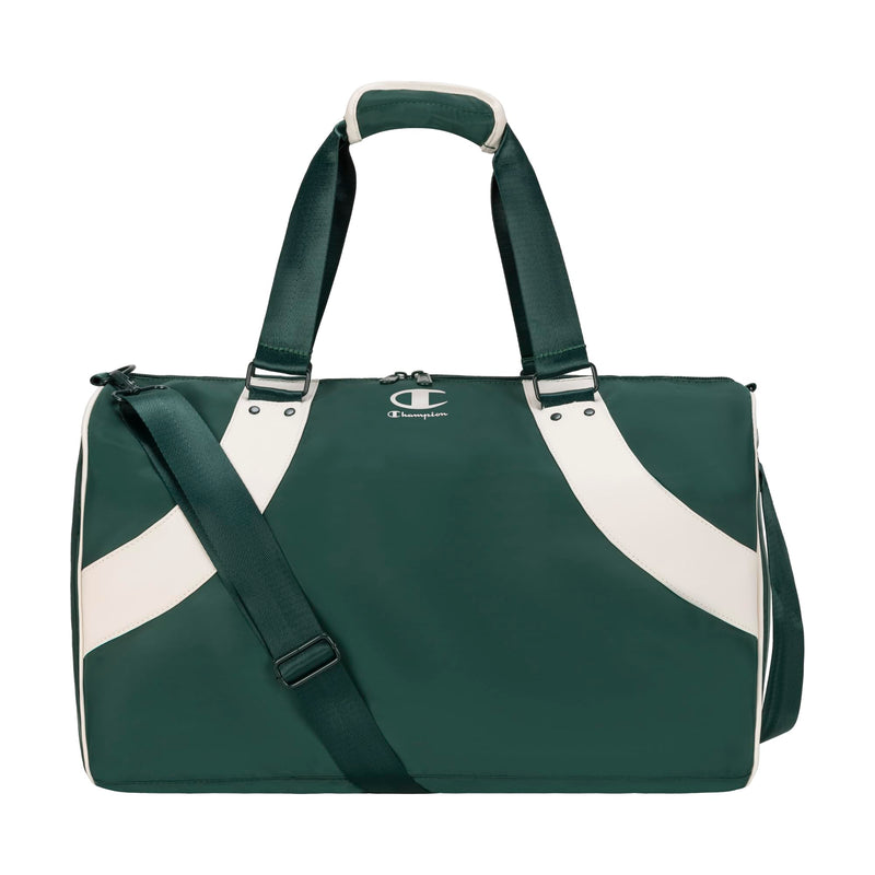 Champion Oracle Duffel Bag With Removable Adjustable Strap, Carry Handle for Gym, Travel, Weekender Forest Peak Green