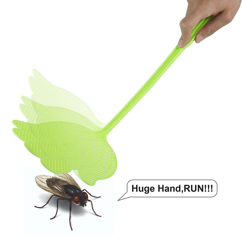 [Australia] - Fly Swatter - Funny Hand Shaped Fly Swatters -Durable - Colorful for Home/Indoor/Outdoor/Classroom/Office/Pack of 5 