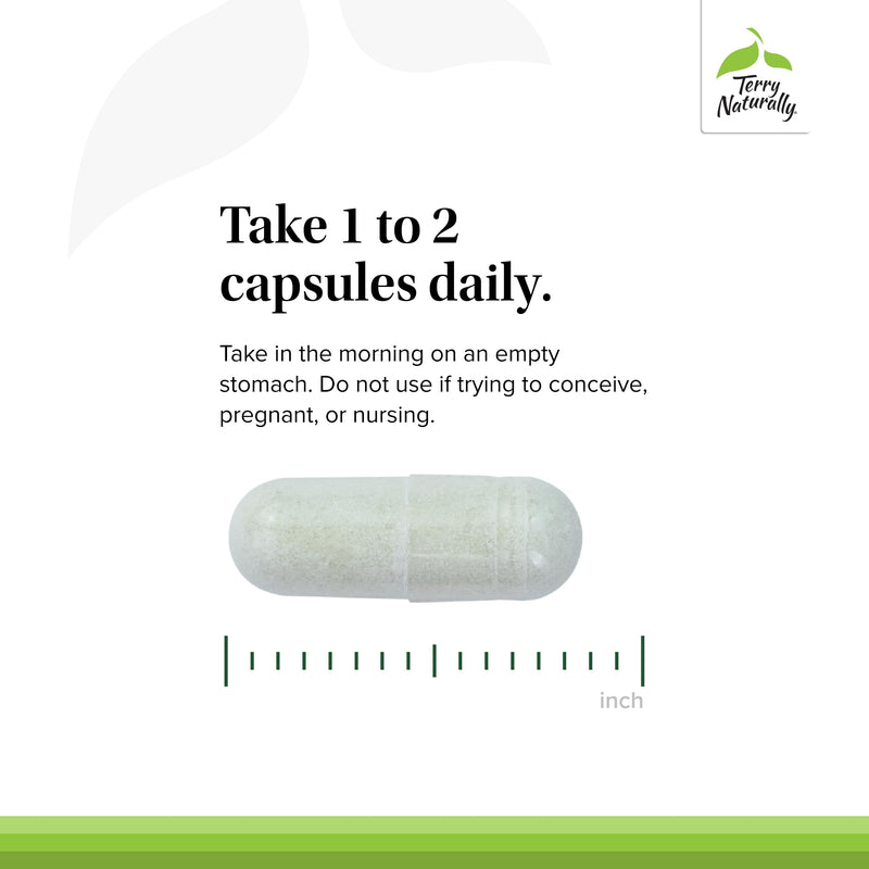 [Australia] - Terry Naturally Thyroid Care Plus - Supplement to Aid Thyroid - Dietary Supplement for Energy & Healthy Hair Support - Supplement with L-Tyrosine & Selenium - 120 Capsules 120 Count (Pack of 1) 