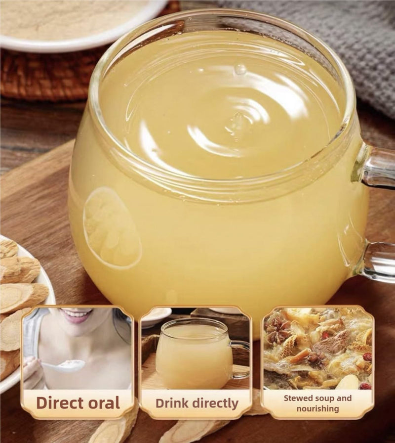 [Australia] - Astragalus membranaceus Powder-8.81oz/250g-Pure Natural Chinese Herbal Medicine -ÈªÑËä™Á≤â- Herbal Supplement -for Tea & Soup 