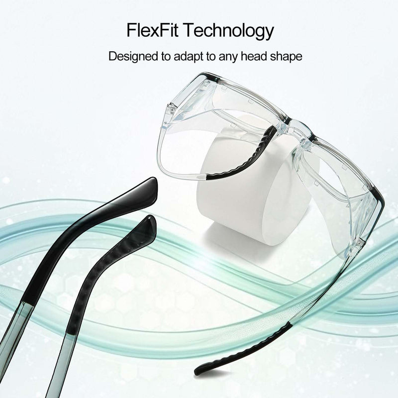 [Australia] - All-in-one Dry Eye Relief & Anti-fog Eye Protection Safety Glasses, Comfort Fit for All-Day Use 