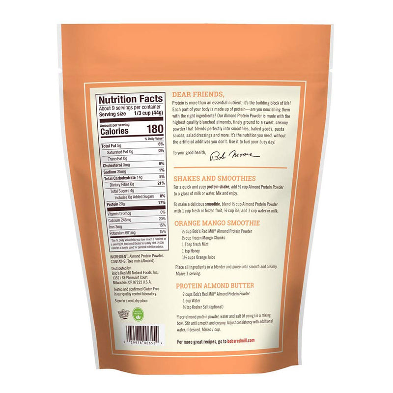 Bob's Red Mill, Gluten Free Almond Protein, 14 oz