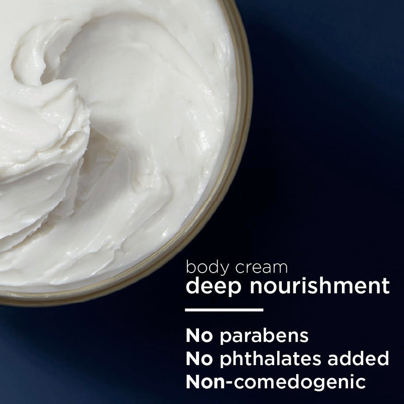 Vaseline Radiant X Deep Nourishment Body Cream 100% Pure Shea Butter, Coconut Oil, Vitamin C, & Peptides 10 oz 10 Ounce (Pack of 1) Skin moisturizer