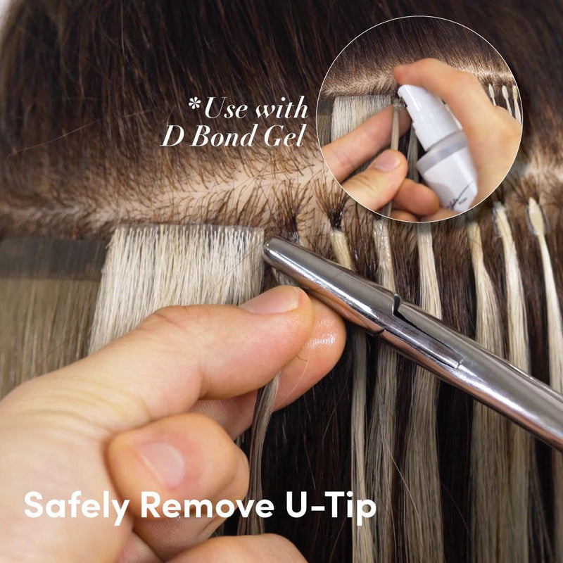 [Australia] - Pro Closer by The Hair Shop, Hair Extension Pliers for Applying I Tip and Removing K Tip, Smooth Flat Surface Teeth For Safe and Effective Installation and Removal 