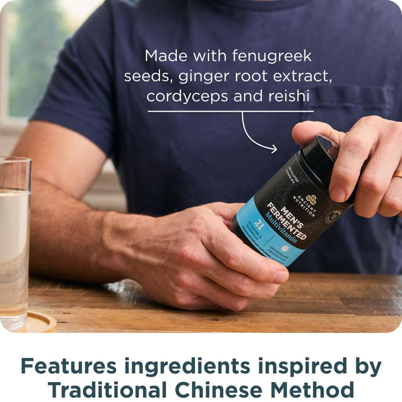 Ancient Nutrition Men's Fermented Methylated Multivitamin 60 Count