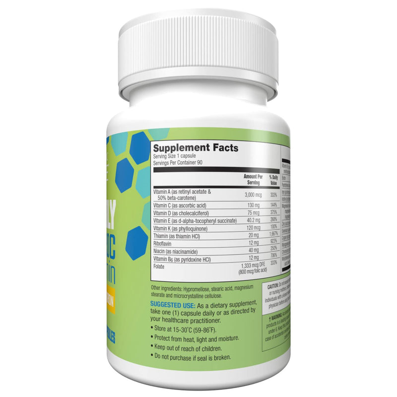 [Australia] - Bariatric Choice Once-Daily Bariatric Multivitamin with 45 mg of Iron | Easy to Swallow Capsule | Vitamin for Bariatric Surgery Patients | 90 Count (3-Month Supply) 1 Count (Pack of 90) 
