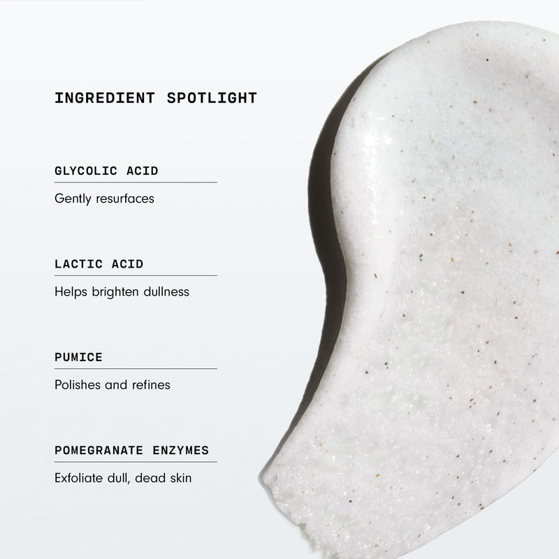 [Australia] - Versed Buff It Out AHA Exfoliating Body Scrub and Mask - Lactic Acid & Glycolic Acid Exfoliant - Microfine Pumice Body Exfoliator to Polish and Smooth Bumpy, Dry Skin - Vegan & Cruelty-Free (6 oz) 6 Ounce (Pack of 1) 