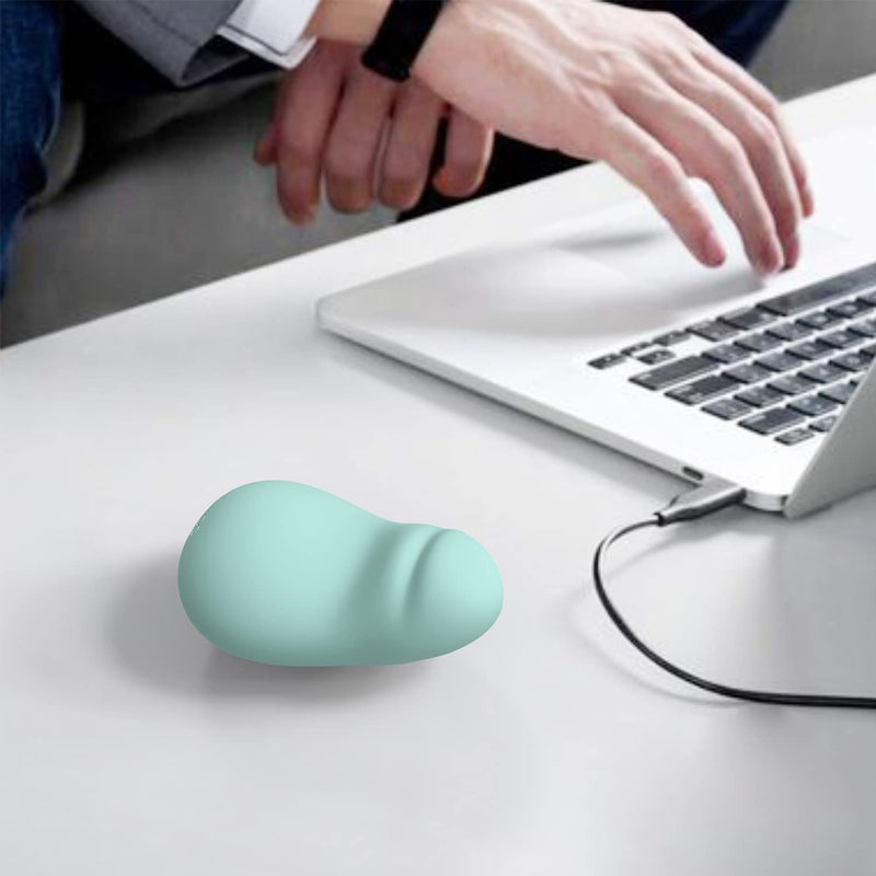 [Australia] - Ultra Soft Vibrating Massage Squeeze Ball for Hand Exerciers and Wrist Fidget Relaxtion(Blue) 