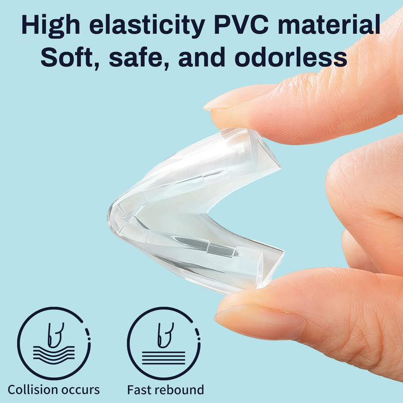 [Australia] - 12 Pack Table Protectors, Corner Protector for Baby, Clear Furniture Corner Guards & Edge Safety Bumpers Cushion to Cover Sharp Furniture & Table Edges (12 Count (Pack of 1)) 12 Count (Pack of 1) 