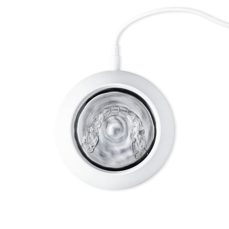 [Australia] - Zima Dental Pod: Ultrasonic Retainer Cleaner. The Original Retainer Cleaner Machine, Aligner Cleaner, Nightguard Cleaner, Mouthguard Cleaner, Denture Cleaner. Ultrasonic Cleaner For Oral Dental Care Arctic White 