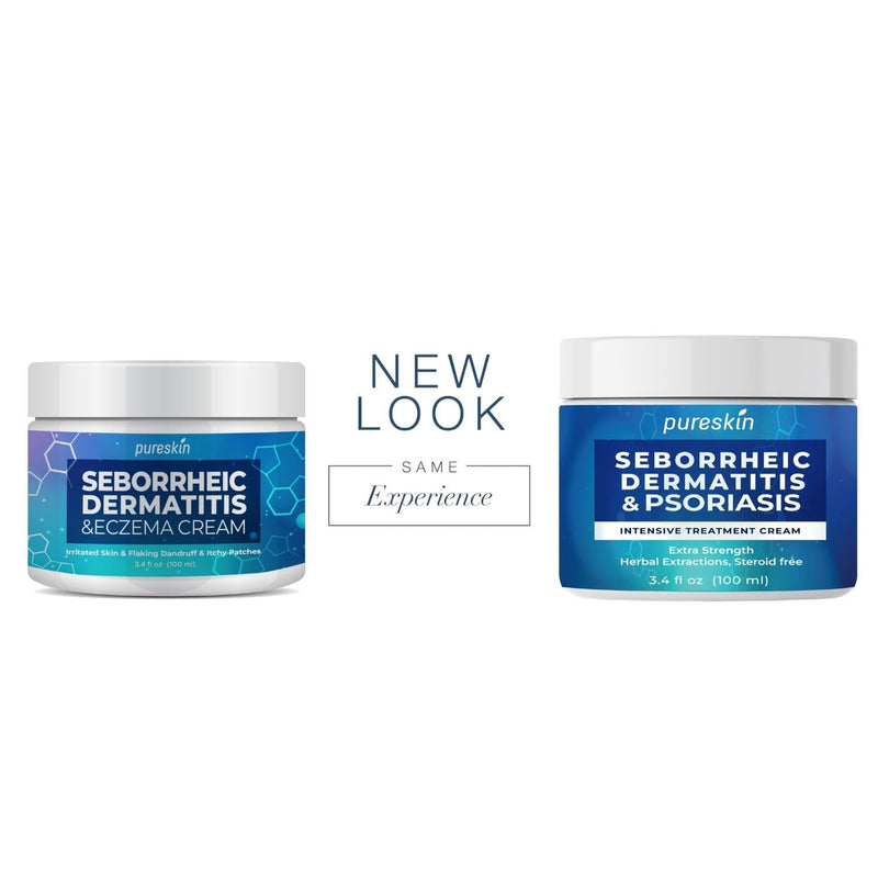 [Australia] - Seborrheic Dermatitis Cream Ketoconazole: Psoriasis Eczema Treatment for Skin Scalp - Natural Relief for Flaking Irritated Skin 3.4 Oz 