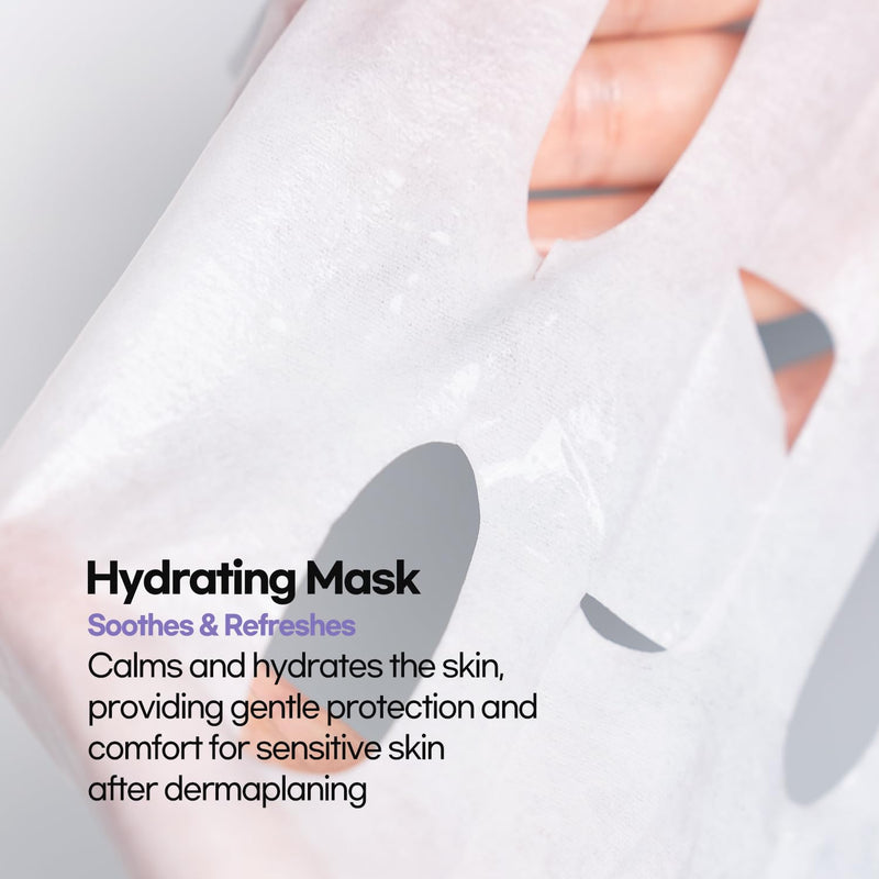 [Australia] - epielle & Tinkle Complete Safe Dermaplane Starter Kit: Safe Facial Renewal System Cleanser, Multi-Balm, Dermaplane Tool, Hydrating Mask & Serum, Peach Fuzz Removal Stocking Stuffer Dermaplaning Kit 
