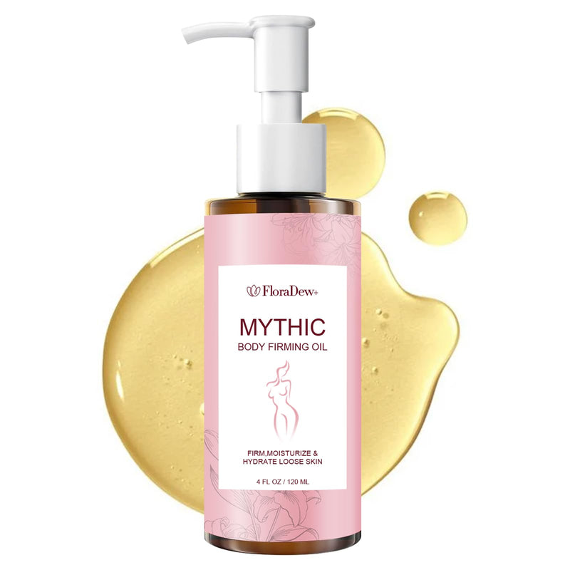 Mythic Body Firming Oil for Women, Unscented Body Oil, 4 FL OZ Moisturizing Skin Care Oil with Vitamin E, Lightweight Fast Absorbing for Dry Skin Daily Use 4 Fl Oz (Pack of 1)