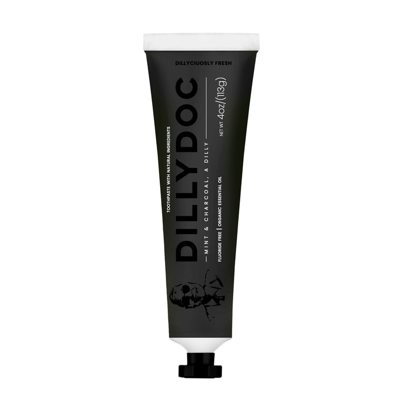 [Australia] - Fluoride-Free Mint Toothpaste for Fresh Breath, Gentle on Teeth, Natural Ingredients, Eco-Friendly Bioplastic Tube, Sustainable Oral Care for Adults and Kids (3 Pack, Mint & Charcoal) 1.33 Fl Oz (Pack of 3) 