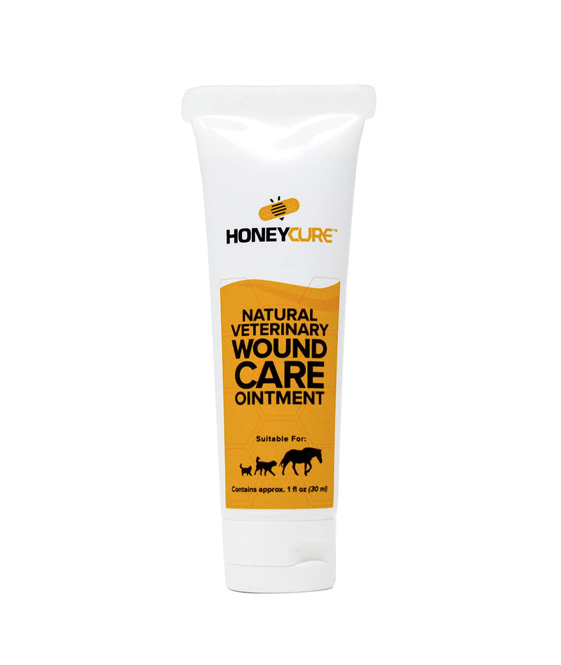 Natural Veterinary Ointment for Wound Care, Manuka Honey, for Dogs, Cats, & Horses, 1oz. Tube 1 Oz. - PawsPlanet Australia