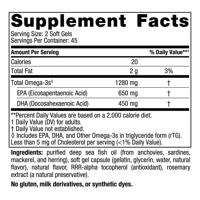 [Australia] - Nordic Naturals Ultimate Omega, Lemon Flavor - 90 Soft Gels - 1280 mg Omega-3 - High-Potency Omega-3 Fish Oil Supplement with EPA & DHA - Promotes Brain & Heart Health - Non-GMO - 45 Servings 90 Count (Pack of 1) 