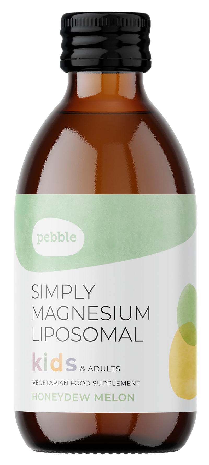 Simply Magnesium Liposomal - Highly absorbable Liquid Magnesium Glycinate Supplement, Natural Flavour, for Kids and Adults, 250ml (Honeydew Melon) Honeydew Melon