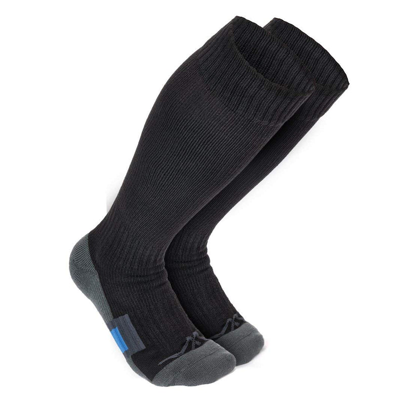 Wanderlust Travel Compression Socks - Support Stockings Large-X-Large Black