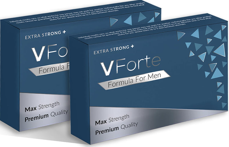 Vforte Blue | Food Supplement for Men | 12 Tablets | Wellbeing Formula | UK 12 count (Pack of 1)