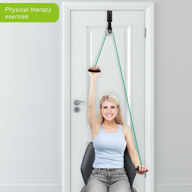 [Australia] - BeneLabel Heavy Duty Door Anchor Attachment - Shoulder Pulley for Rotator Cuff Recovery - Over Door Rehab Exerciser for Strength Training, Physical Therapy, Home Gym - Compatible with Any Resistance 