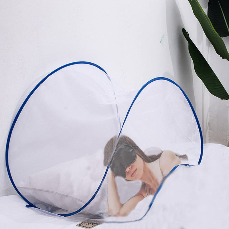 [Australia] - CMINGJ Portable Mosquito Head Net Foldable Pop-Up Travel Essentials Mosquito Net for Bed Free Installation-Large Size Suitable for Bedroom, Camping, nap (Large) Large 