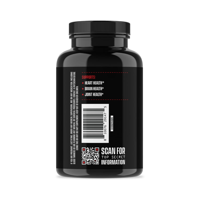 [Australia] - Jocko Fuel Omega 3 Fish Oil Supplement - Fish Oil 2000mg Omega 3 Fatty Acid Supplement Powerful Antioxidant w/Astaxanthin - Supports Brain, Heart, & Mood (60 Capsules) (30 Day Supply) 
