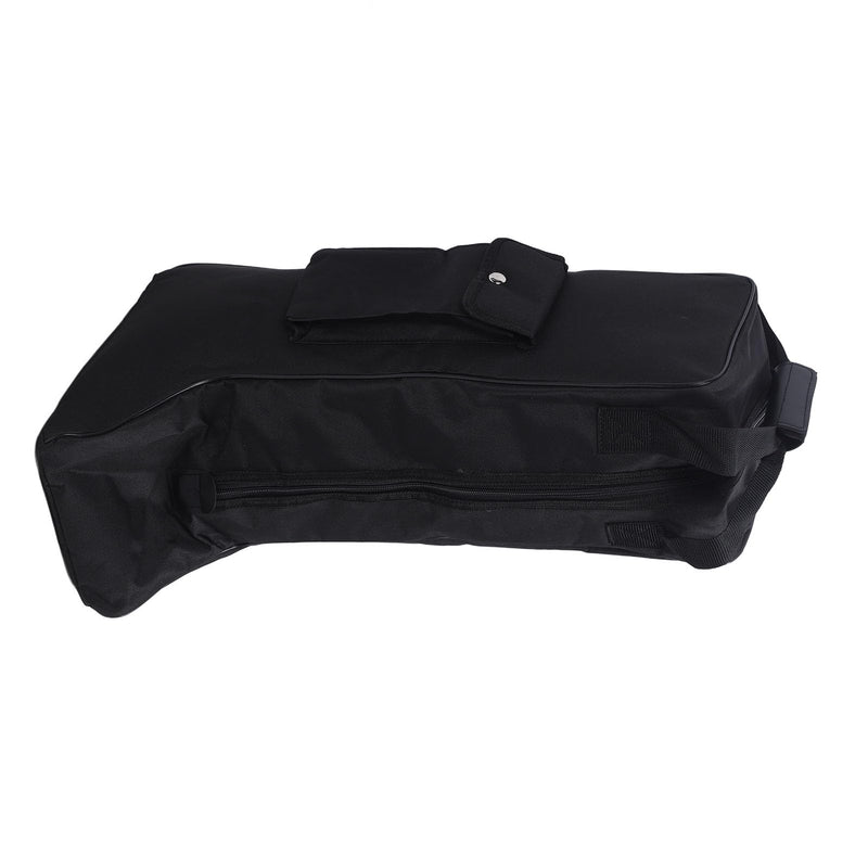 Portable Dust Proof Storage Bags for Tall Boots, Oxford Cloth and Leather Zippered With Handle, for Cowboy and Snow Boots, Black Shoe Bags