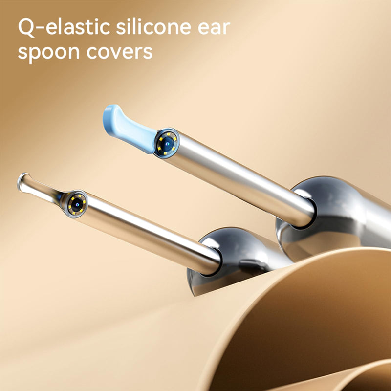 [Australia] - Qimic Earwax Remover Otoscope, WiFi Ear Cleaner with Camera, IP67 Waterproof Ear Endoscope, 360° Wide Angle Otoscope Camera with 6 LEDs for iPhone, Android Smartphones and iPad 