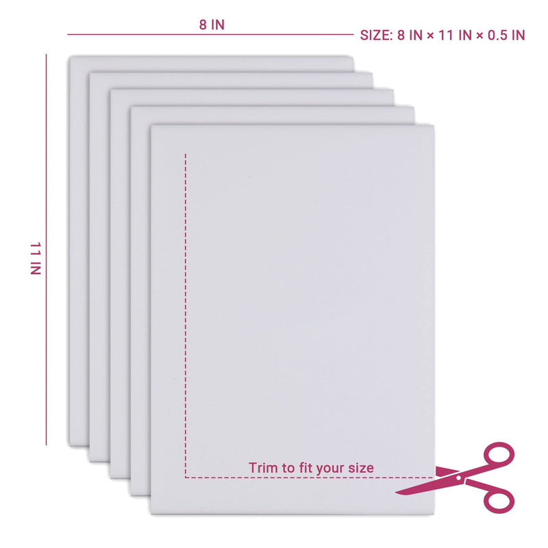 [Australia] - Ms.Medic [5 Pack] Lipo Foam Ab Board for all types of Compression Garments to help Post Surgery Liposuction, Tummy Tucks, Arm &Thigh Lipo, & BBL 5 