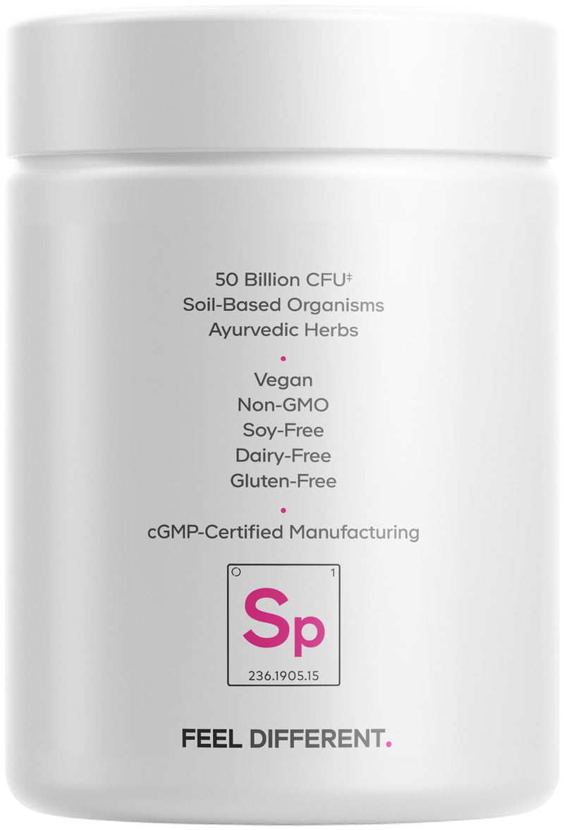 Codeage Skin Probiotics + Prebiotics - Skin Care Routine Supplement - 50 Billion CFU - Ayurvedic Botanical Herbs - Face Probiotics - Shelf Stable Cleanser, Non-GMO, Vegan - 60 Capsules