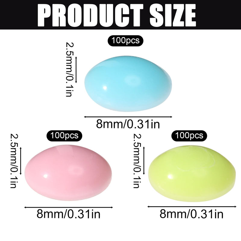 300pcs Bump Dots for Visually Impaired, Low Vision Aids Tactile Stickers Adhesive Raised Braille Assistive Dots Gifts Visually Gadgets for Blind & Elderly Accessibility Marking (Pink, Blue, Green)