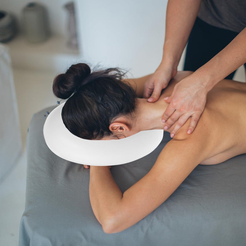 [Australia] - Beaupretty Memory Foam Pillow Face Down Spa Massage Pillow Face Down U-Shaped Neck Support Soft Salon-Pillow for Massage Sleeping Chiropractor Acupuncturist 
