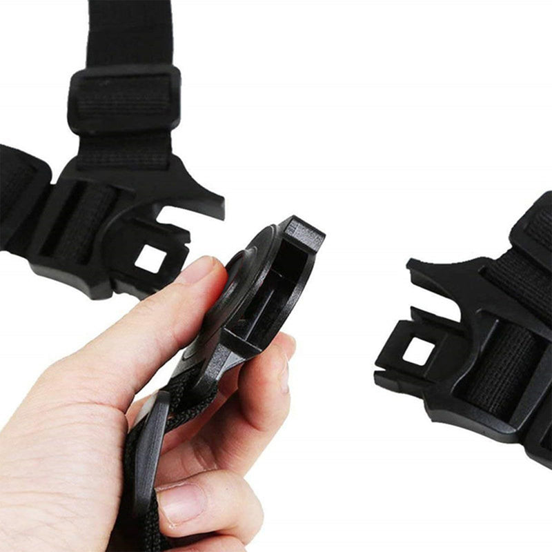 [Australia] - 5 Point Seat Belt Safety Strap Belt for Stroller Pushchair Pram Buggy Safe Protection, Adjustable High Chair Baby Straps, Safety Strap Belt Black 