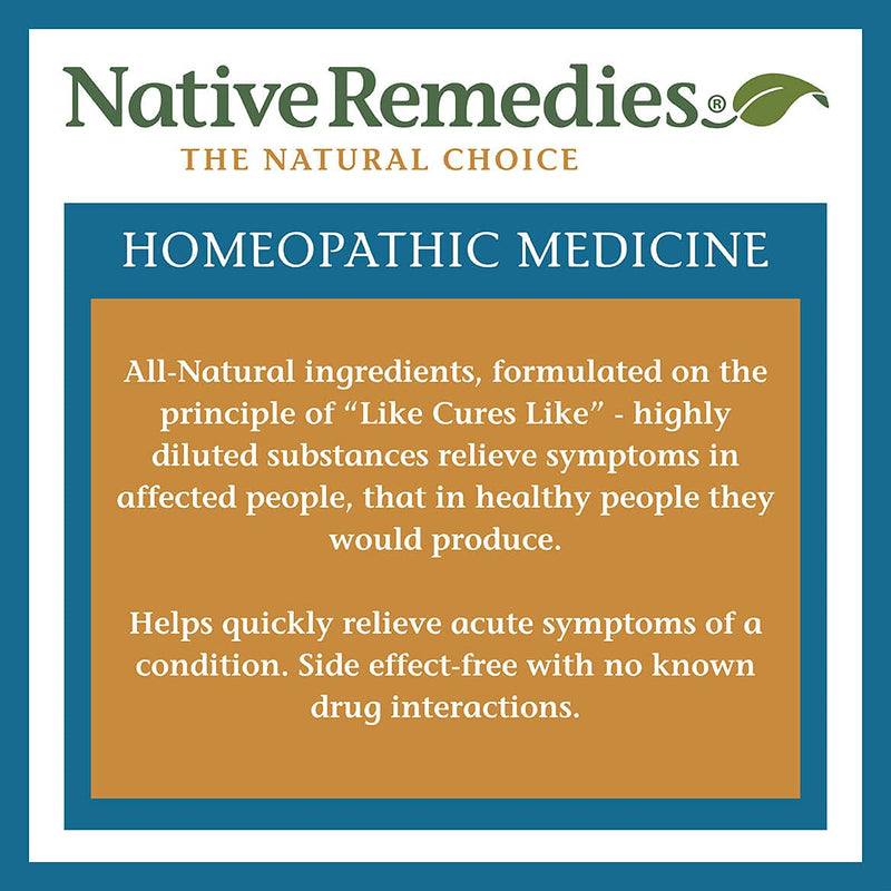 Native Remedies Triple Complex Brain Tonic - Natural Homeopathic Formula | Relieves Forgetfulness, Mental Fatigue and Problems Concentrating - Supports Brain Function, Memory and Alertness - 59 mL