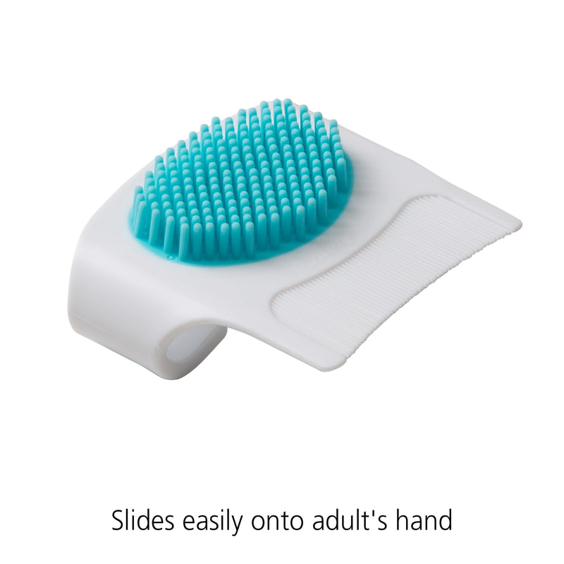 [Australia] - Safety 1st Cradle Cap Brush and Comb , White/Blue 