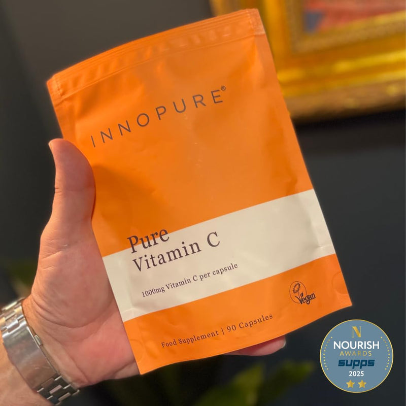 INNOPURE Pure Vitamin C Capsules 1000mg (No Fillers or Binders) Pure-Fill Supplement, Easy to Swallow 1 Daily Capsule (Not Tablets) 90 Capsules 90 count (Pack of 1)